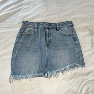 Asymmetrical jean skirt from PacSun size 26